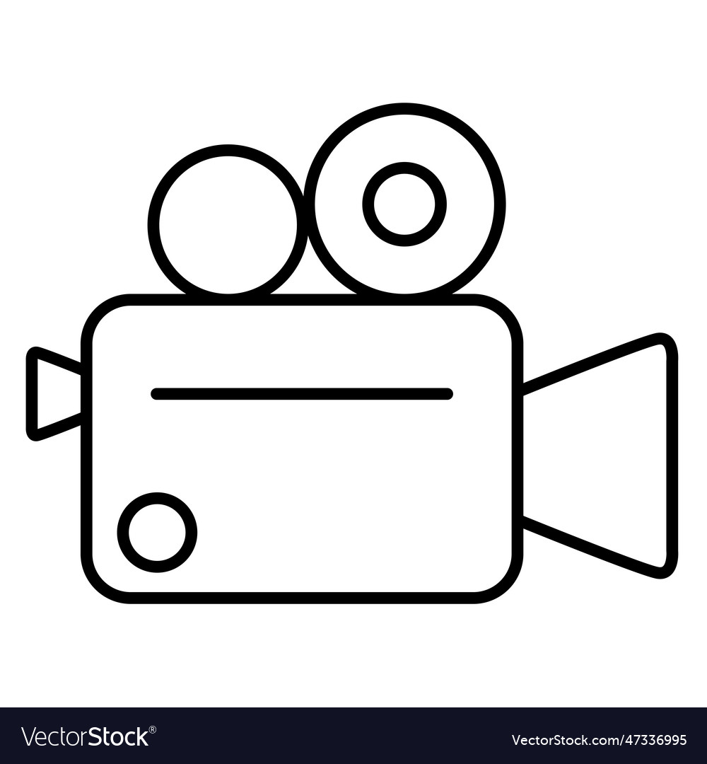 Video camera icon Royalty Free Vector Image - VectorStock