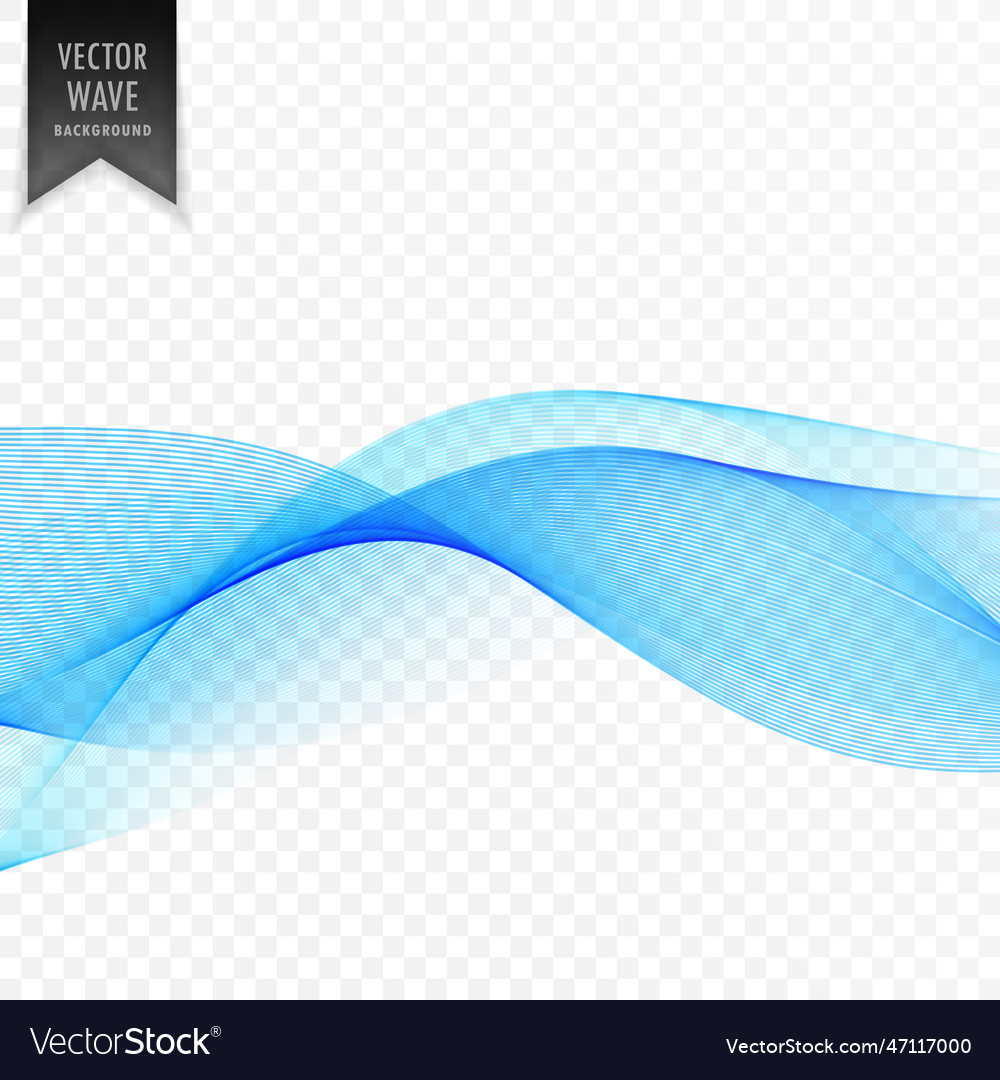 Abstract blue smooth wave background