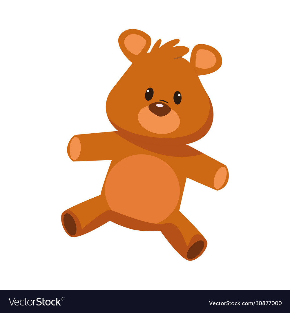 Cute bear teddy stuffed icon