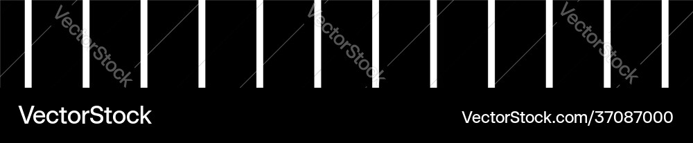Horizontally repeatable dashed line stripe Vector Image