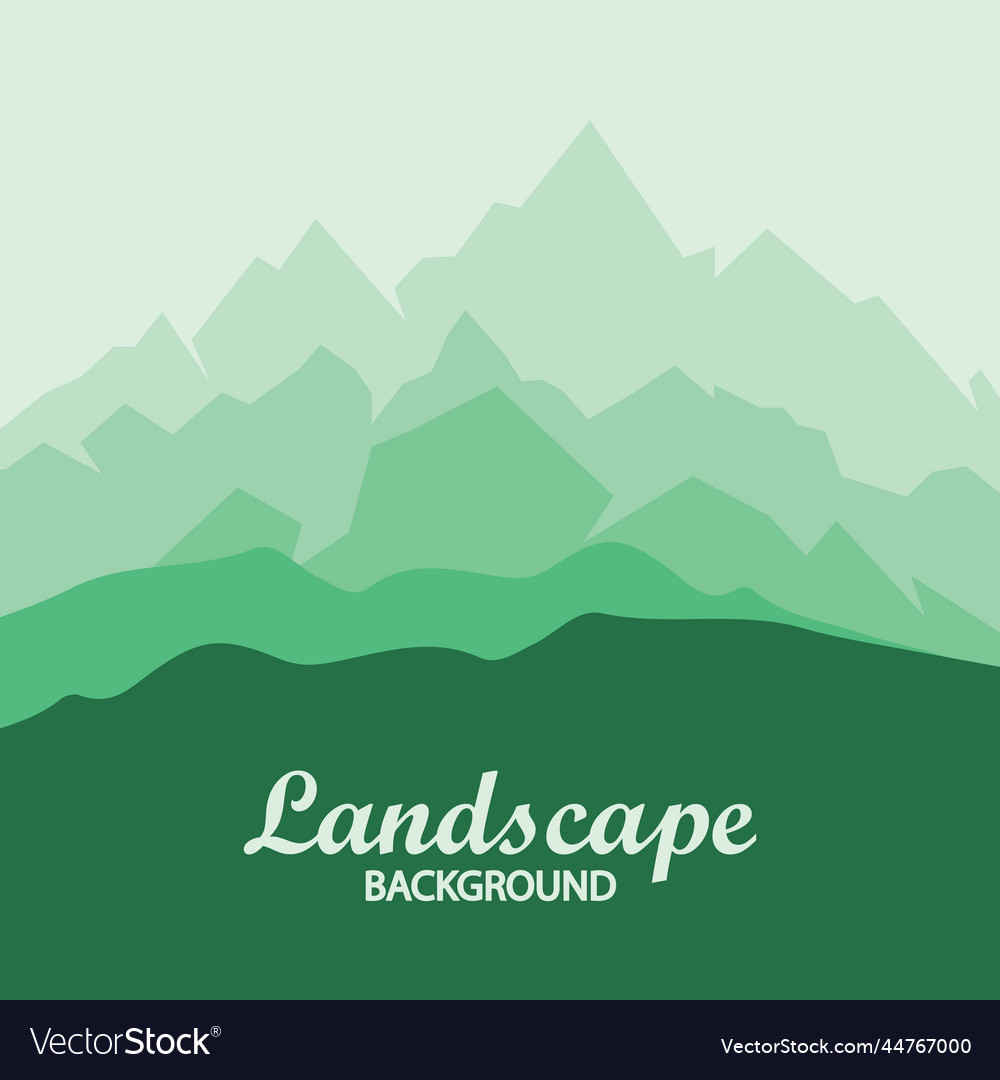 Mountain hills landscape background