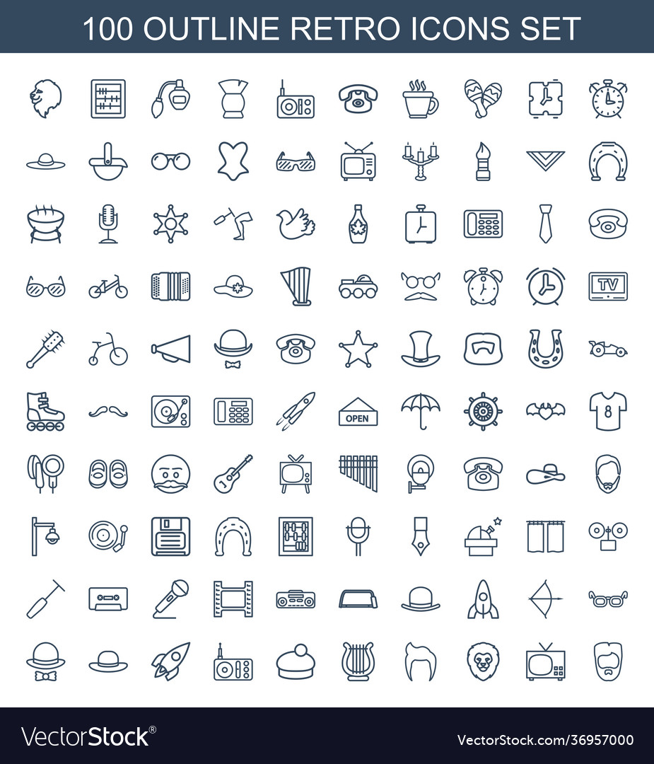 Retro icons