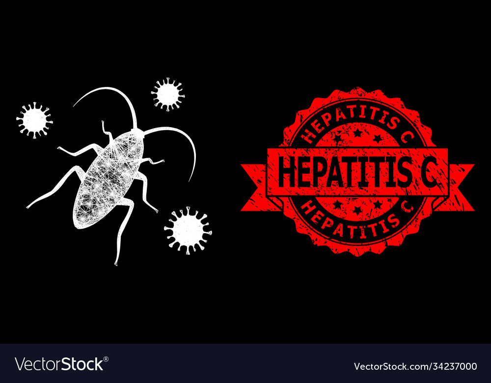 Rubber hepatitis c seal and bright web net