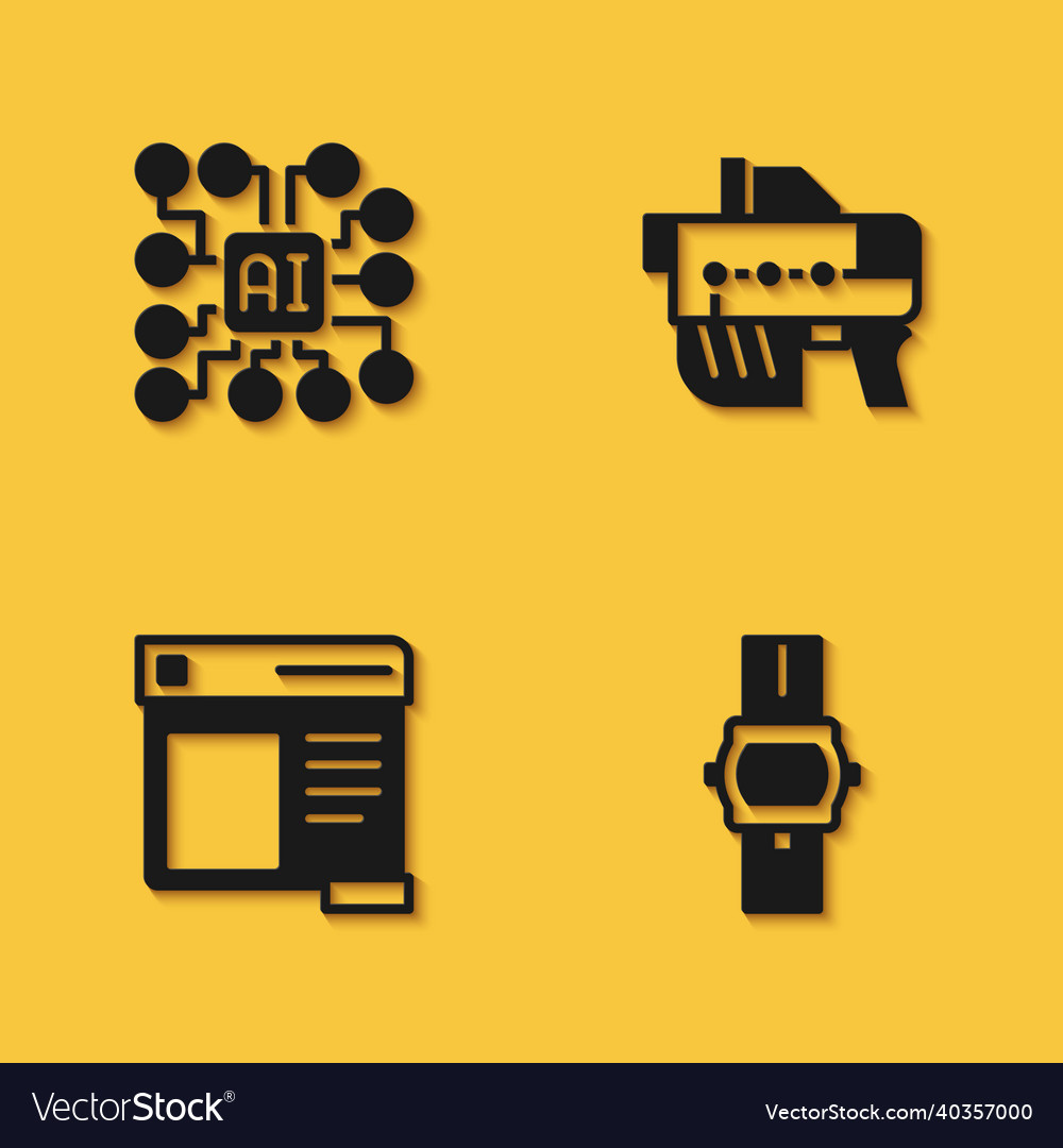 Set neural network wrist watch browser window