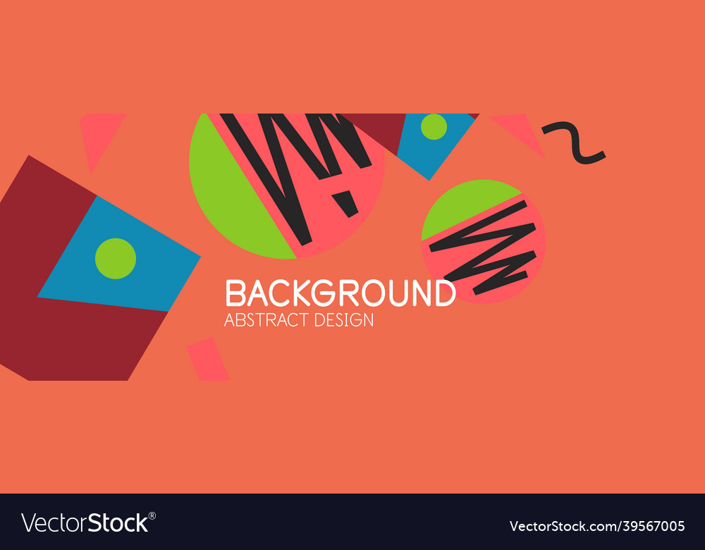 Abstract background blocks lines triangles
