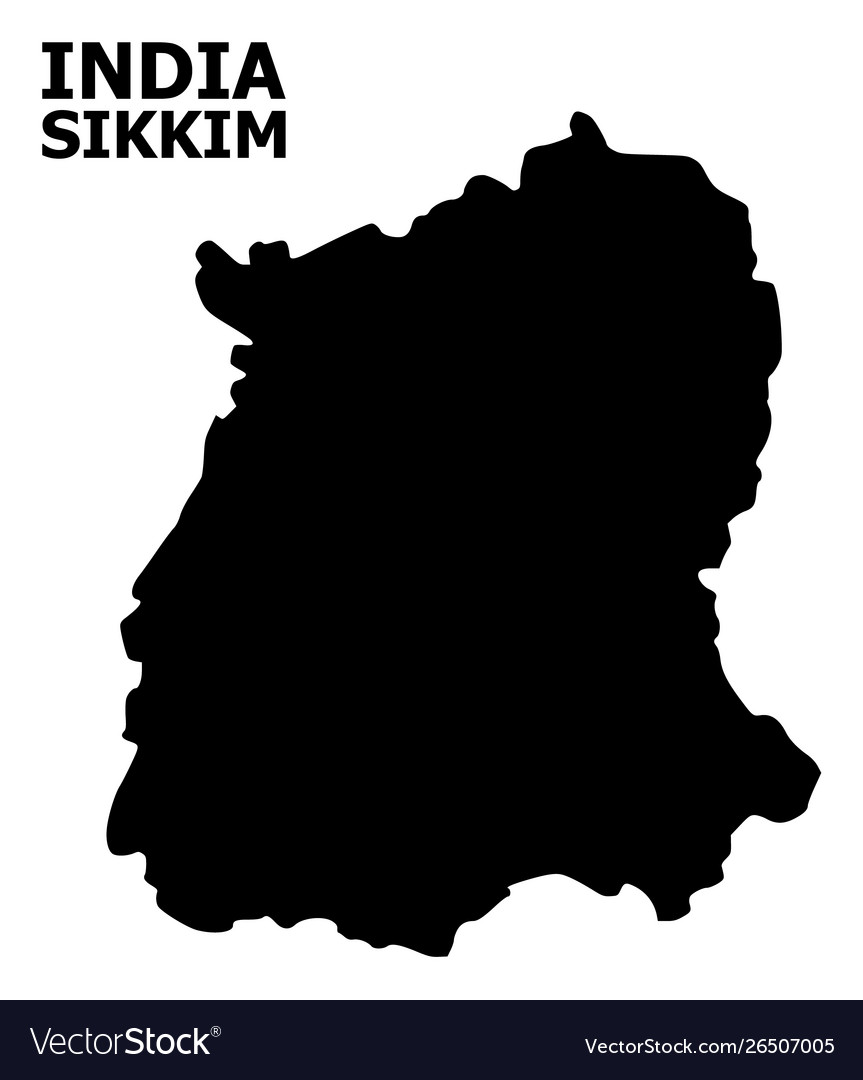 Sikkim Map Outline