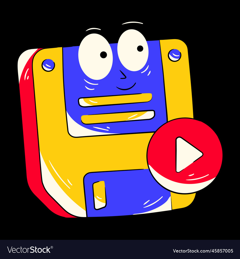 Floppy disc Royalty Free Vector Image VectorStock