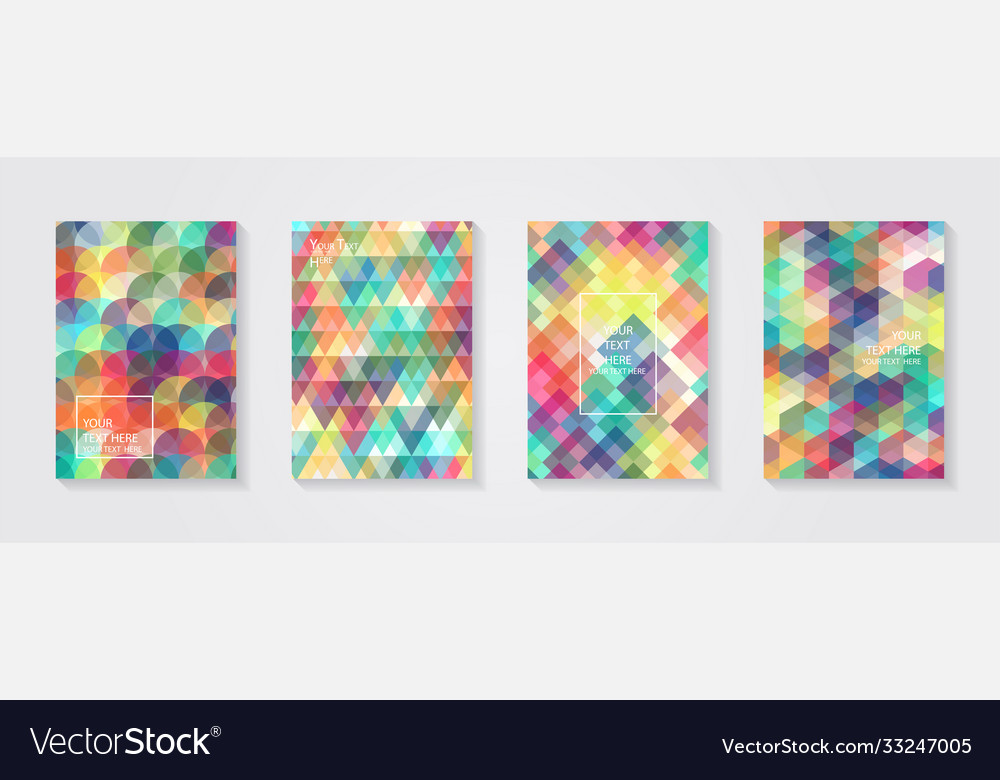 Minimal modern cover design dynamic colorful