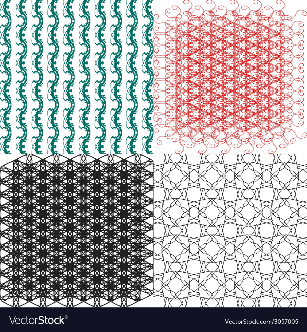 Set of pattern modern stylish texture repeating