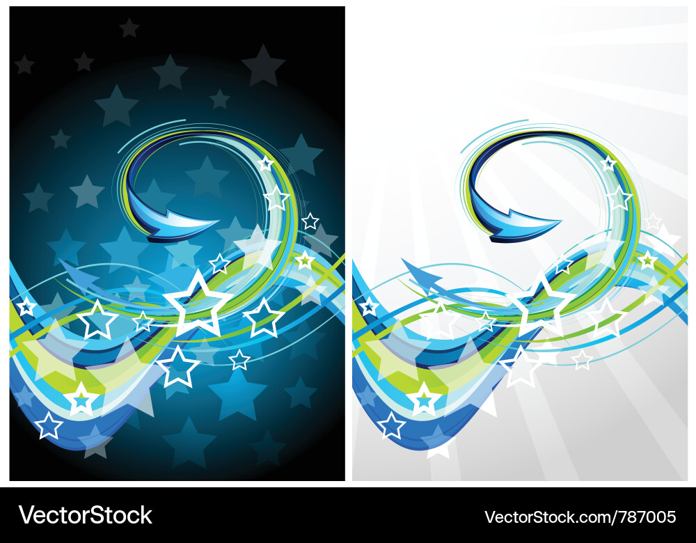 Starry backgrounds Royalty Free Vector Image - VectorStock