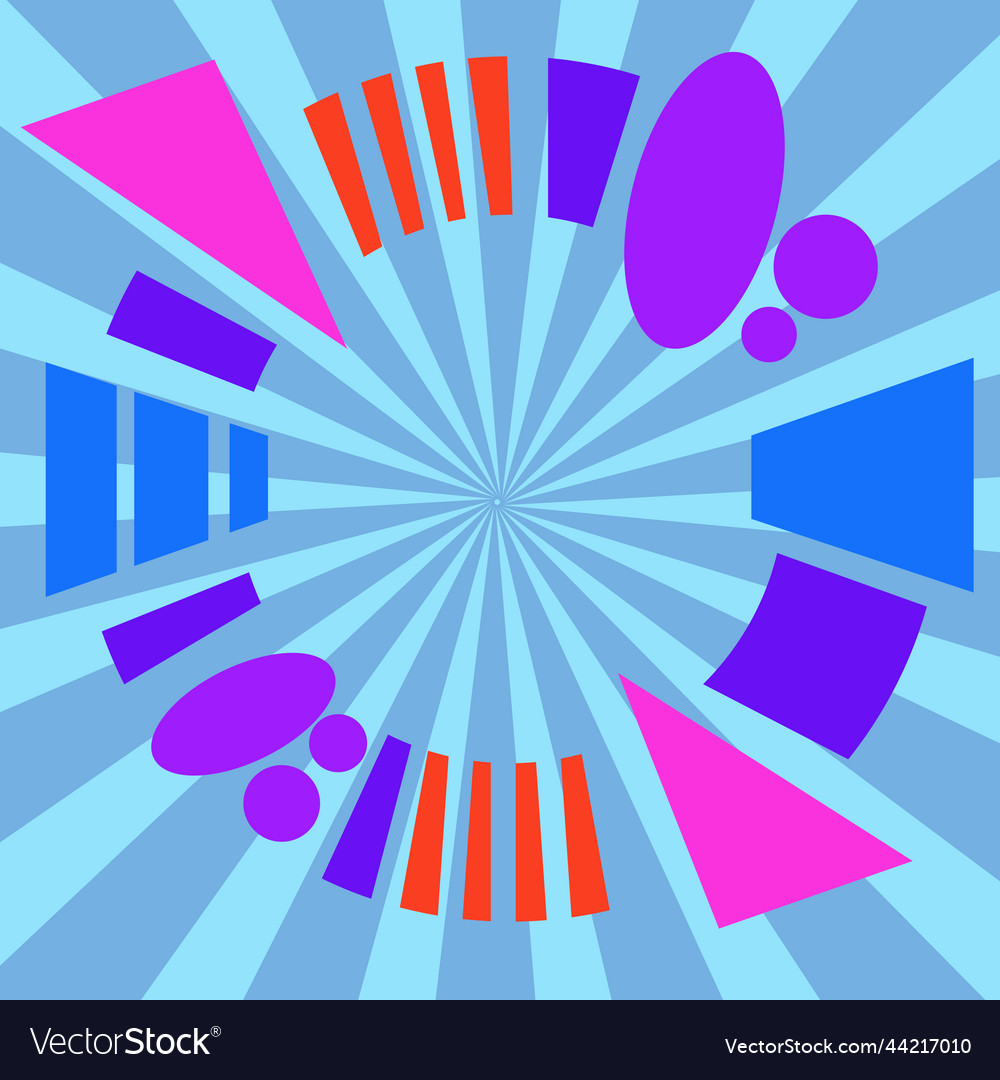 Asymmetrical unequal shaped form format Vector Image Asymmetrical unequal shaped form format