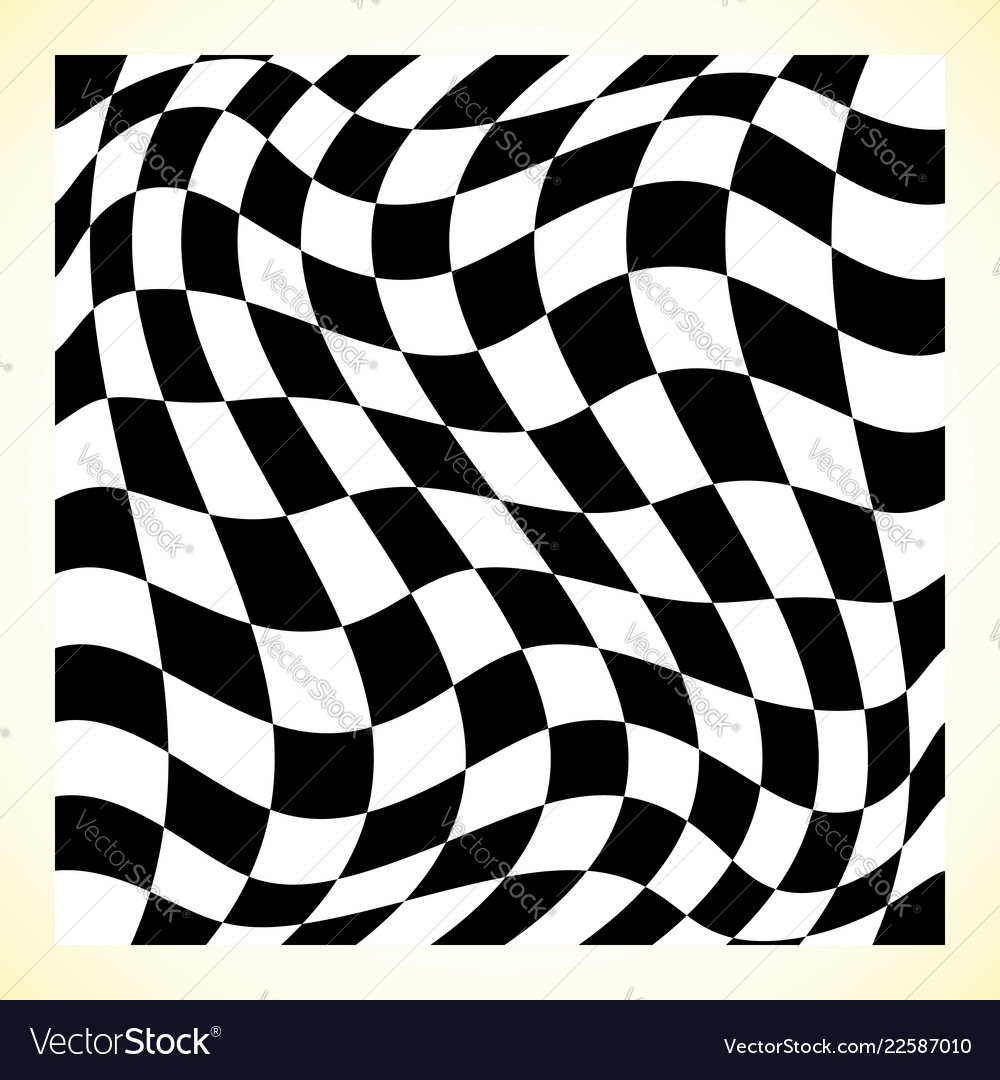 Distorted Checkerboard Pattern