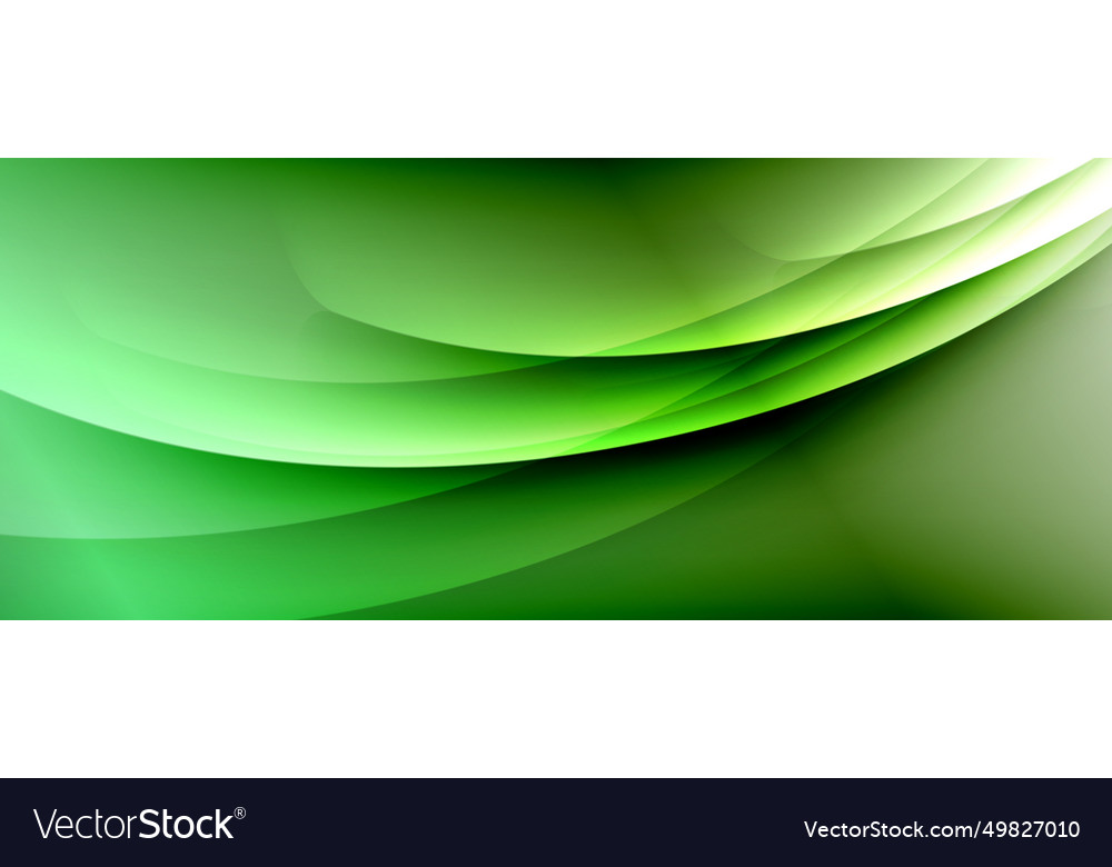 Dynamic flowing waves on gradient color background Vector Image Dynamic flowing waves on gradient color background