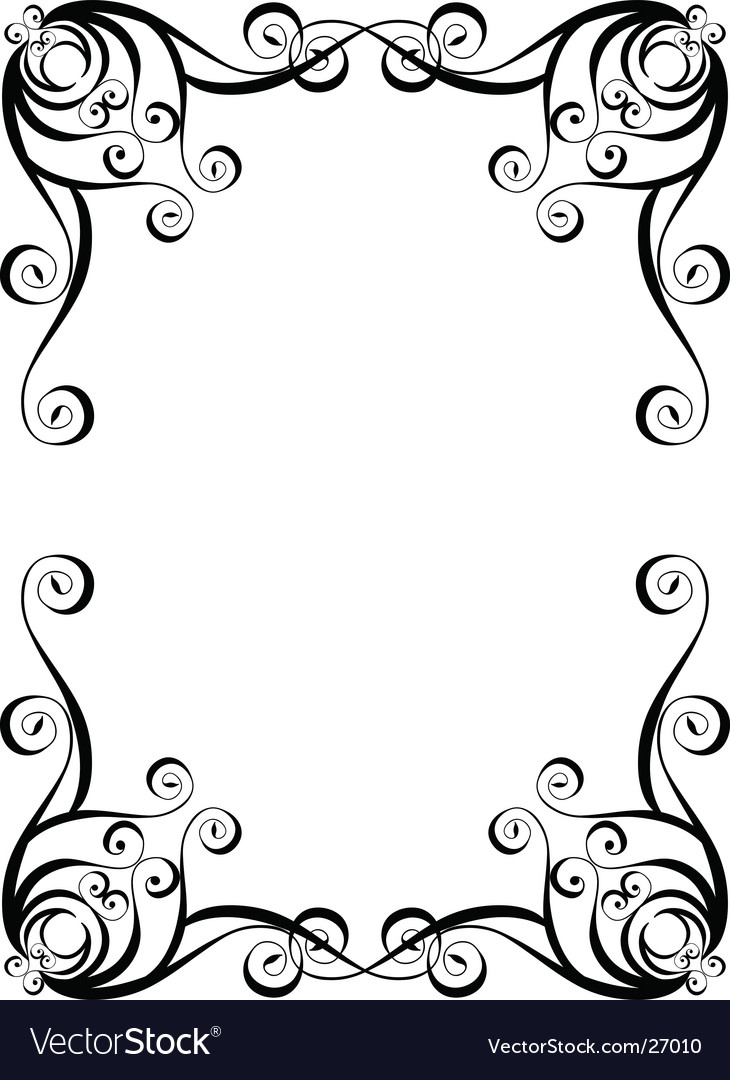 Graphic framework Royalty Free Vector Image - VectorStock