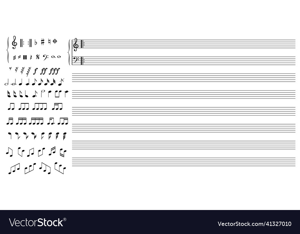 Hinweis stave ikon musik bildung treble clef