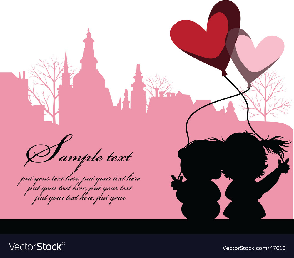 Romantische Stadt Kiss