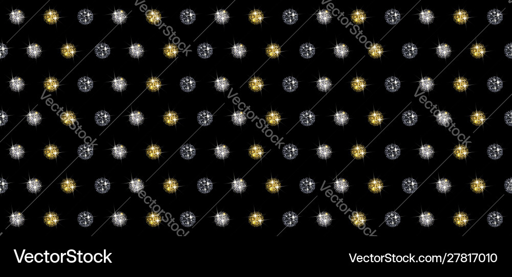 Seamless pattern with sequins Royalty Free Vector Image