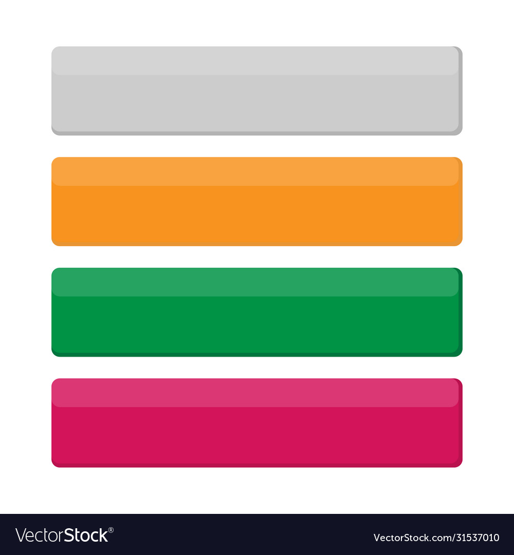 Set modern gradient app or game buttons user vector image Set modern gradient app or game buttons user