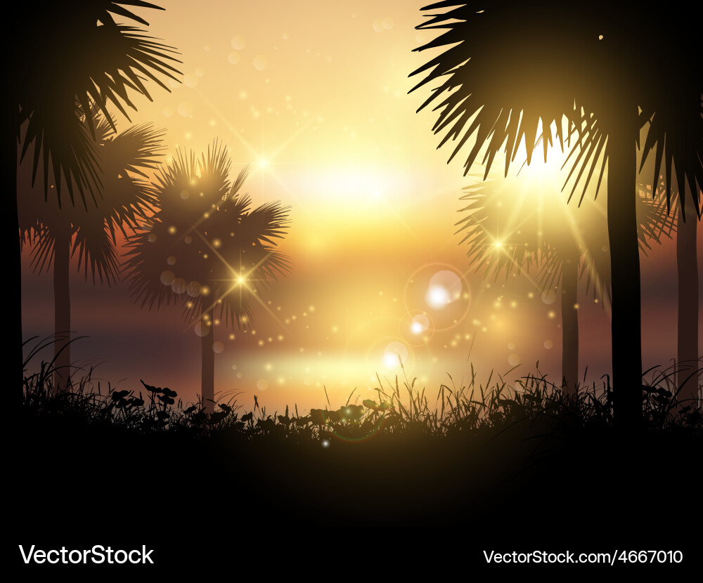 Summer landscape Royalty Free Vector Image - VectorStock