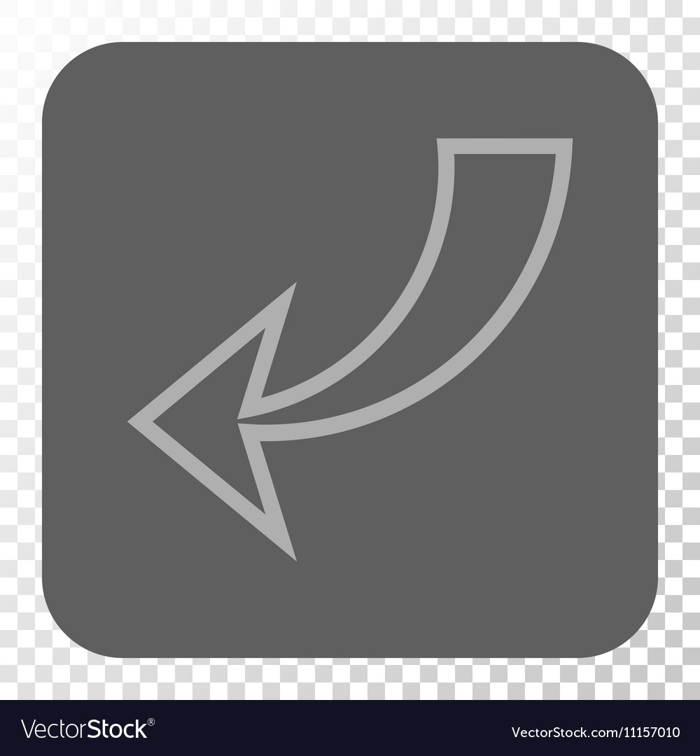 Undo rounded square button