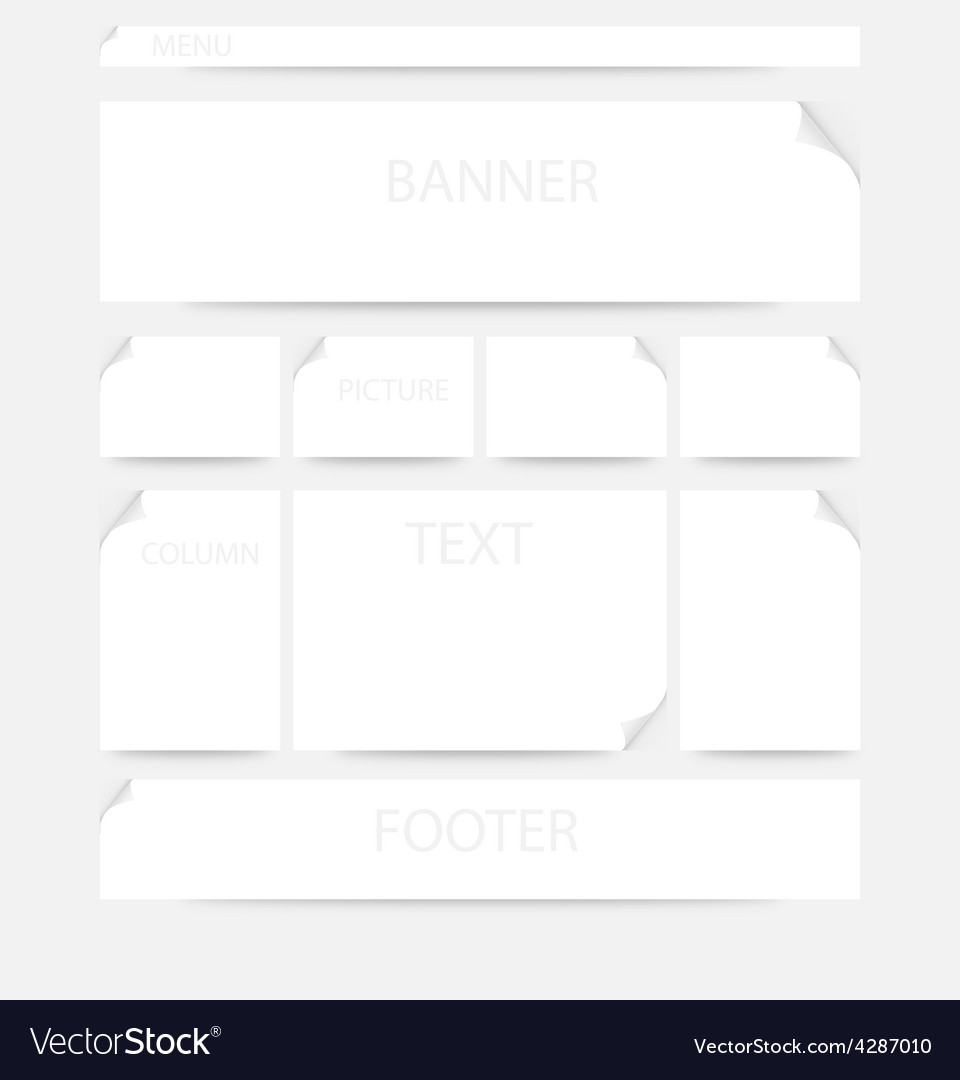Webpage layout