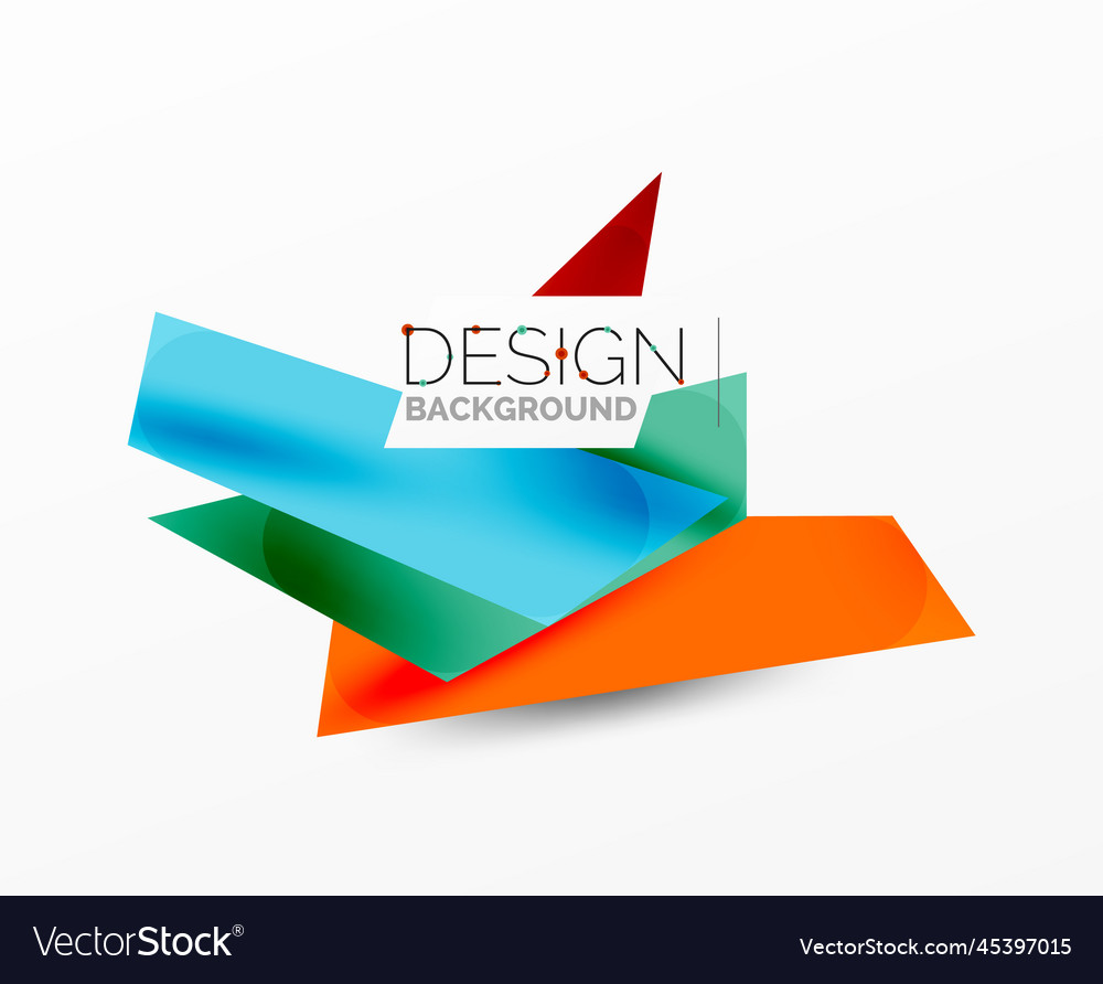 Background color abstract overlapping lines vector image Background color abstract overlapping lines