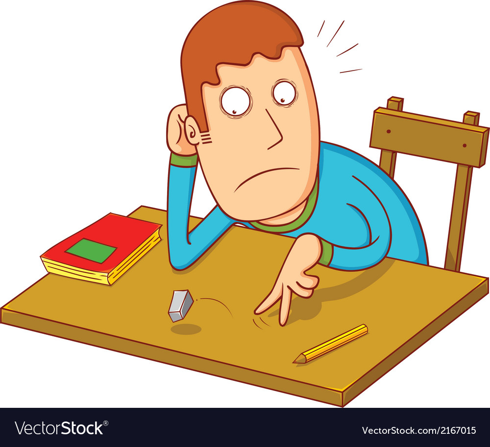 bored-student-royalty-free-vector-image-vectorstock