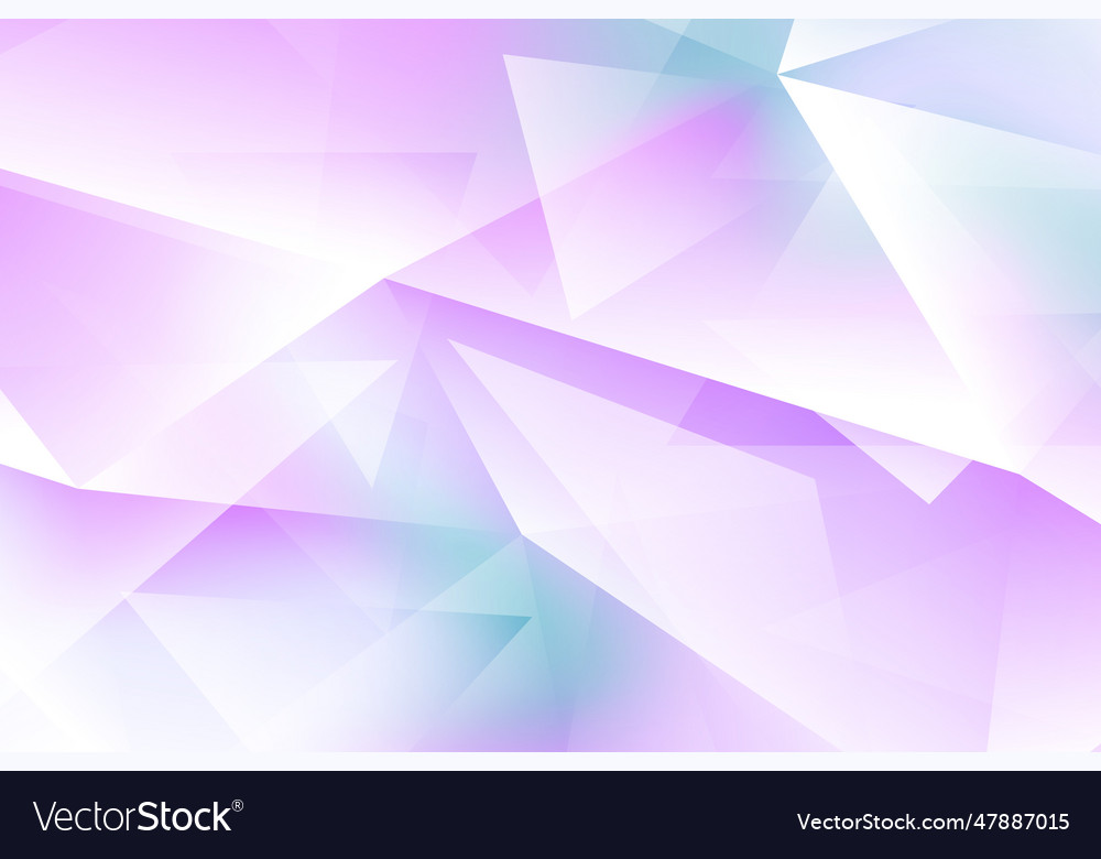 Gradient triangles polygon style background vector image Gradient triangles polygon style background