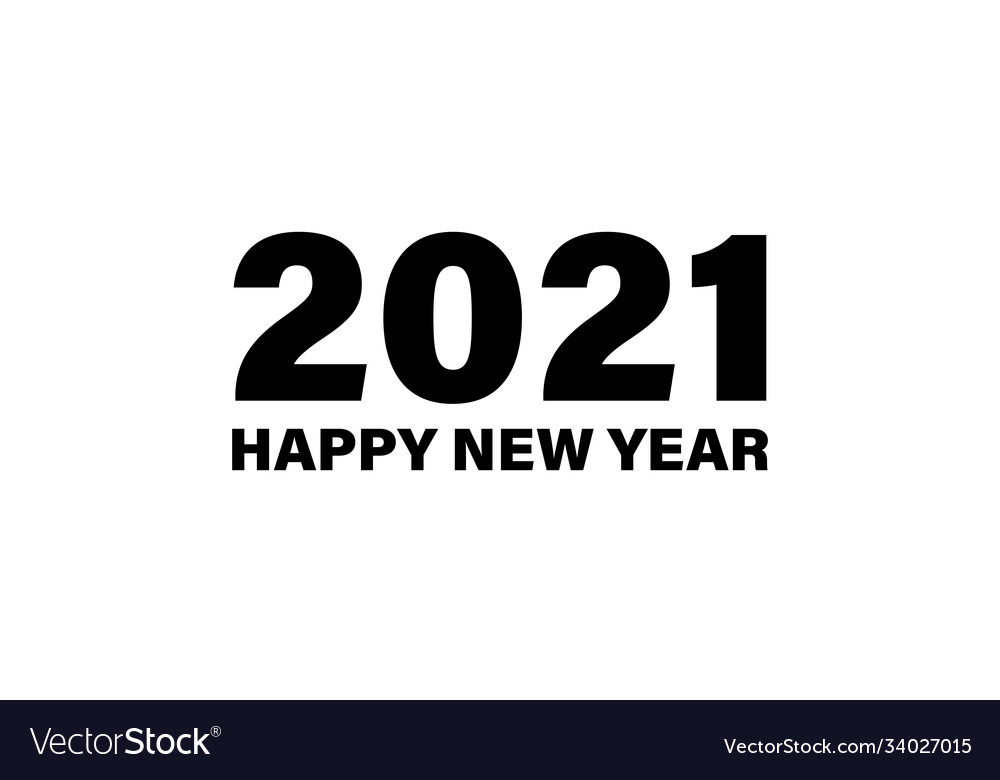 Happy new 2021 year banner christmas cocept