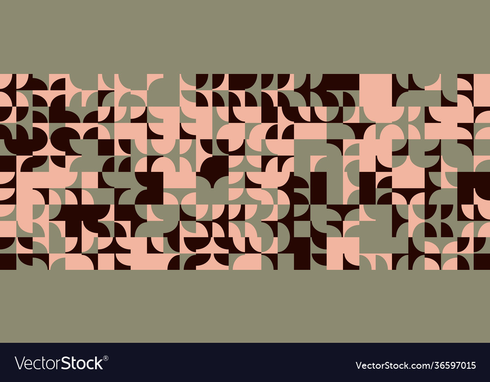 Mosaic abstract pattern design vector image Mosaic abstract pattern design