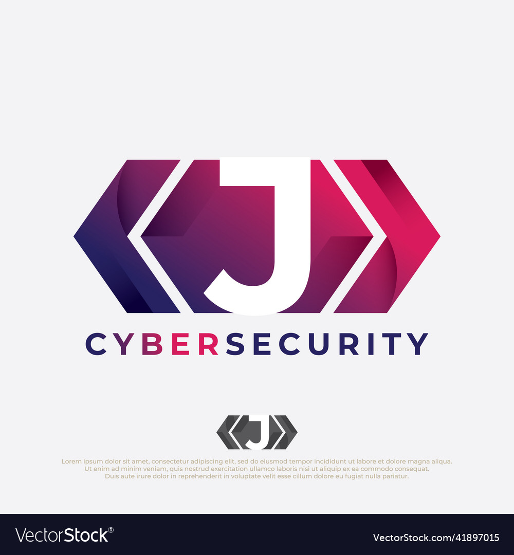 Programmer logo with letter j design code icon