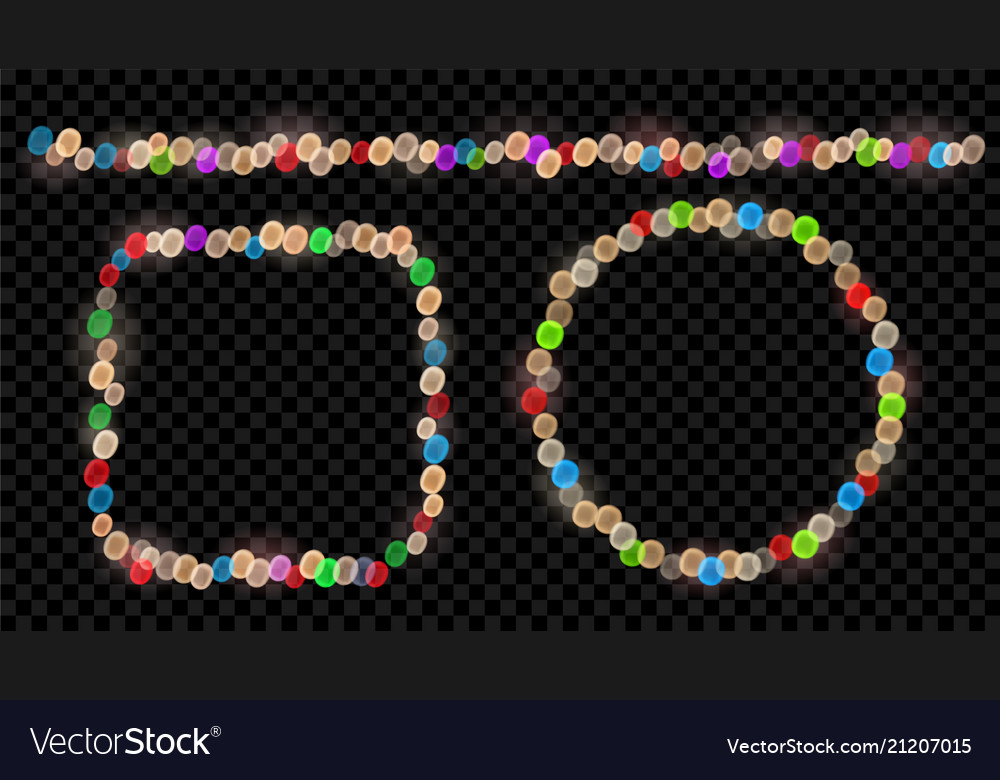 Set fairy lights Royalty Free Vector Image VectorStock
