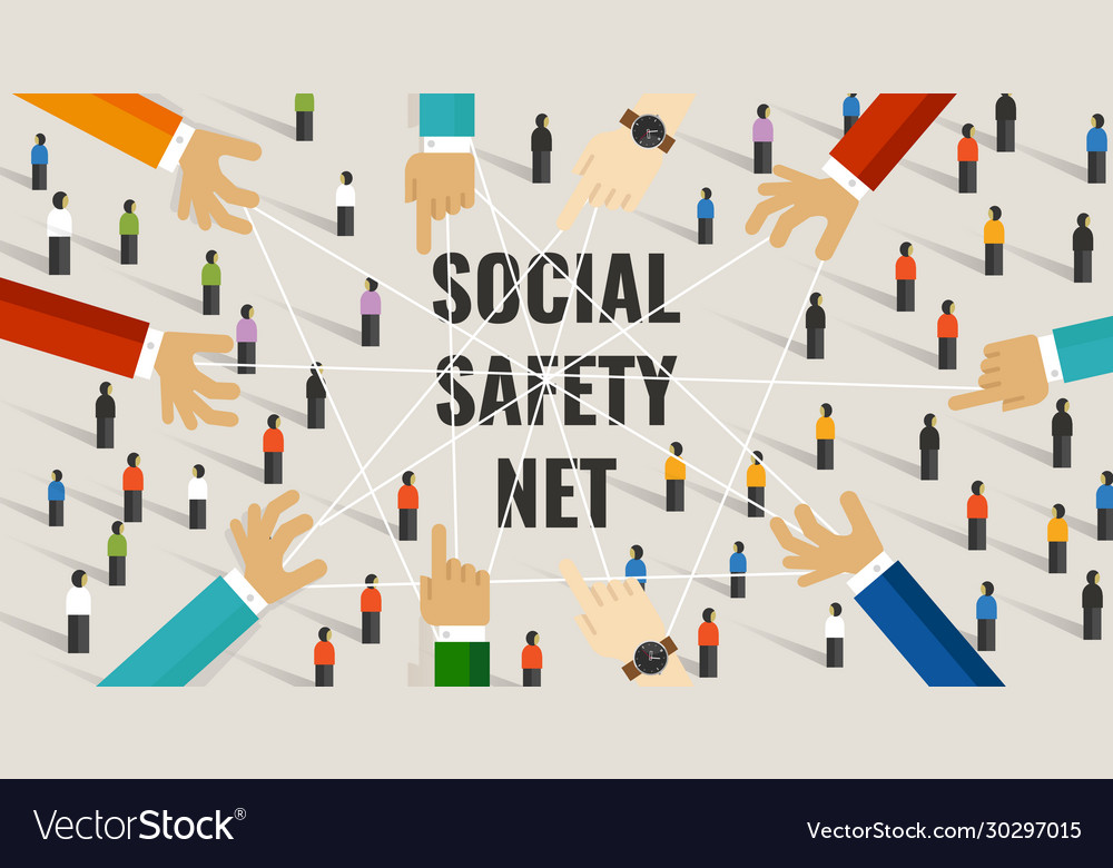 social-safety-net-services-state-includes-vector-image