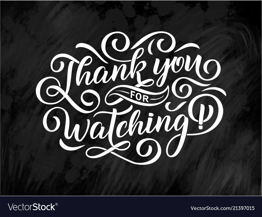 Thank You For Watching Background Vector Images 26