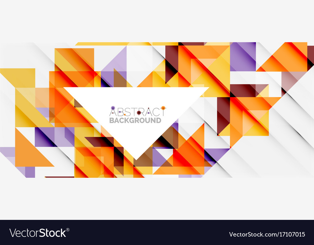 Triangle pattern design background