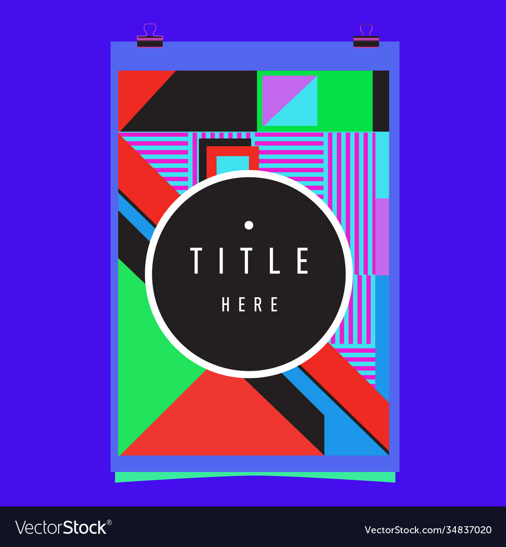 Abstract colorful geometric pattern background