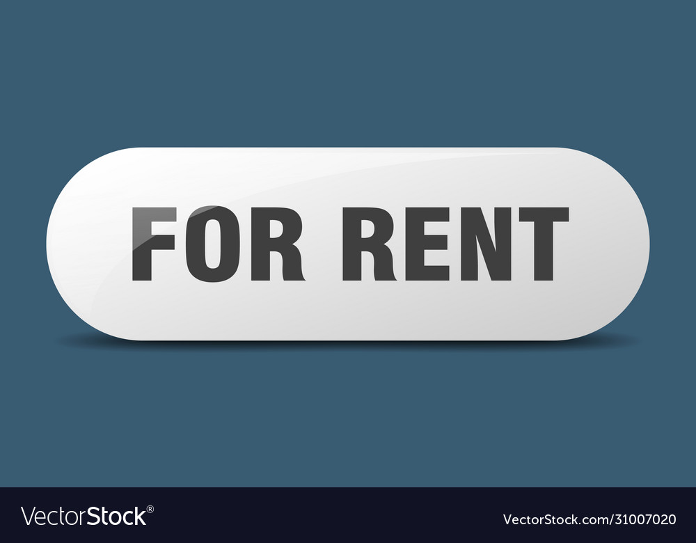 For rent button sign key push