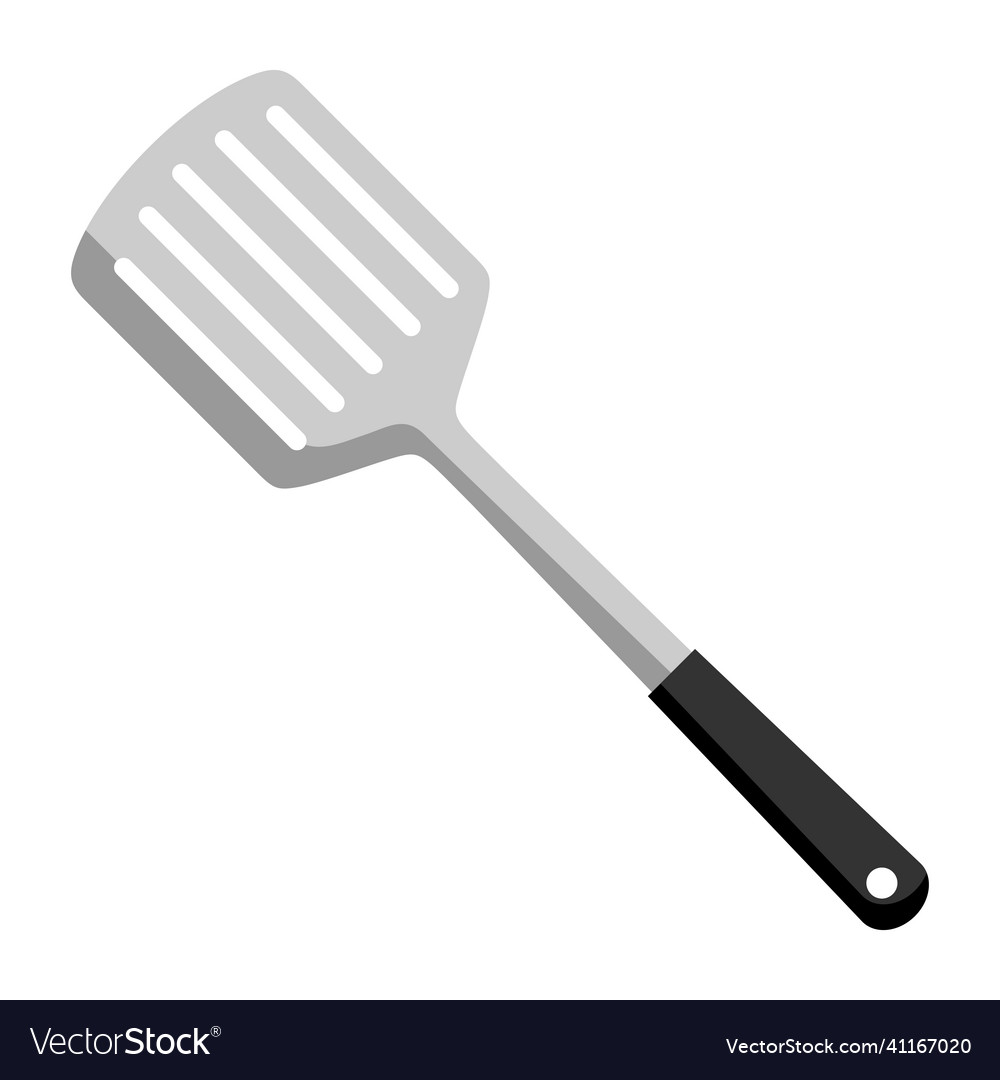 Steel Cooking Spatula Stylized Royalty Free Vector Image