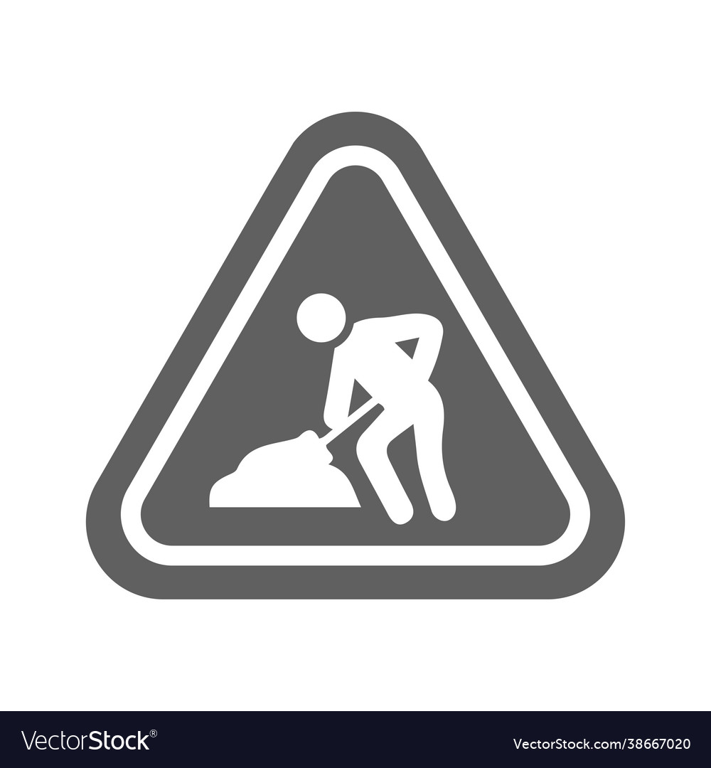 Work in progress icon gray graphics