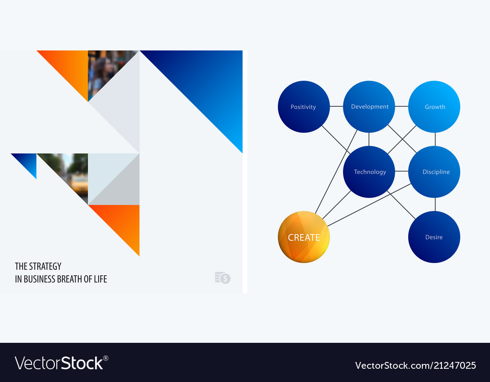 Abstract design colourful elements vector image Abstract design colourful elements