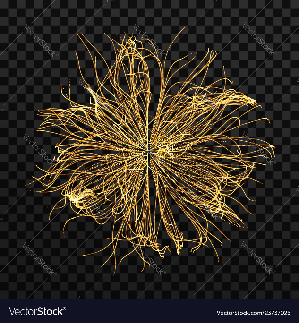 Array with dynamic particles 3d futuristic Vector Image Array with dynamic particles 3d futuristic