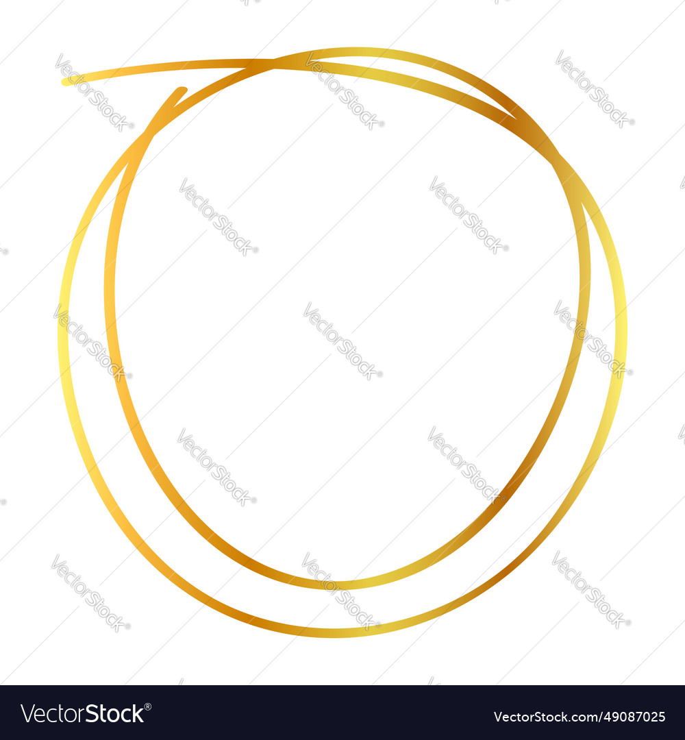 Frame - multiple lines sketch golden 01 03b