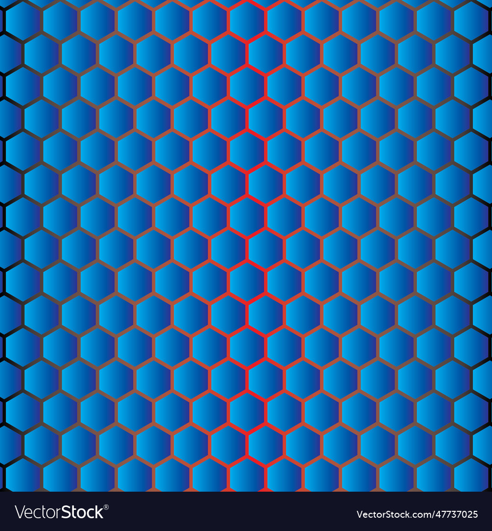 Honeycomb beehive with hexagon grid cells Vector Image Honeycomb beehive with hexagon grid cells