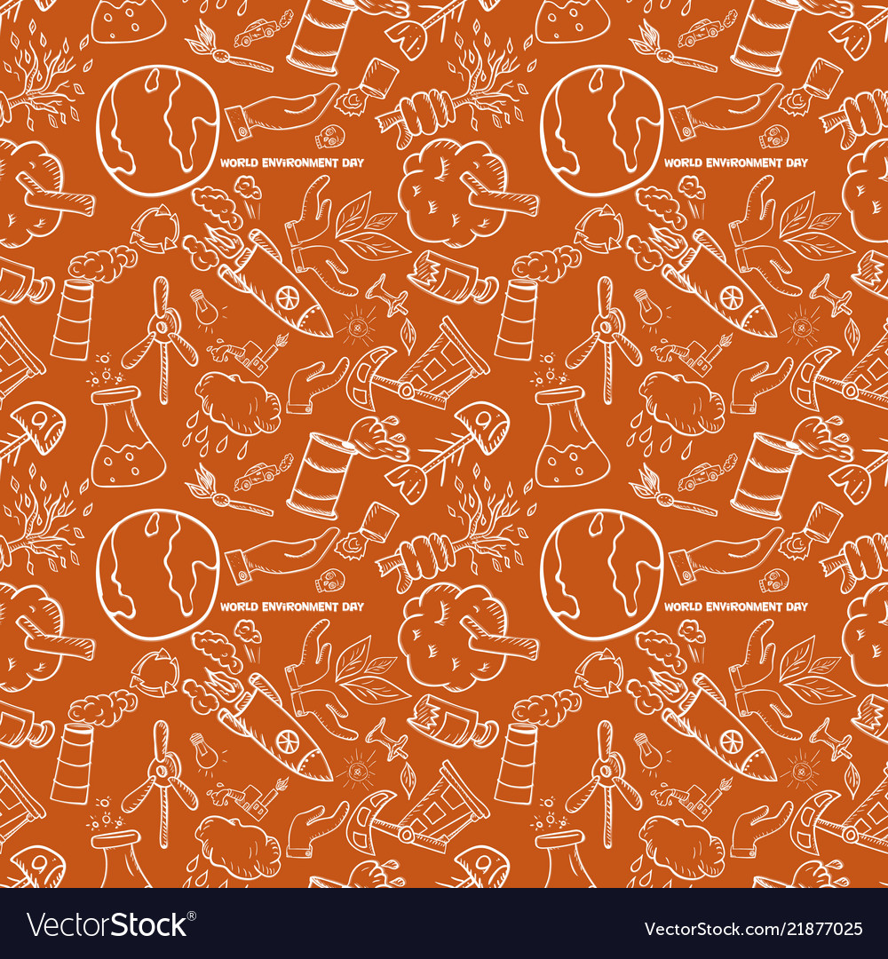 Seamless pattern 6 contour of elements for design