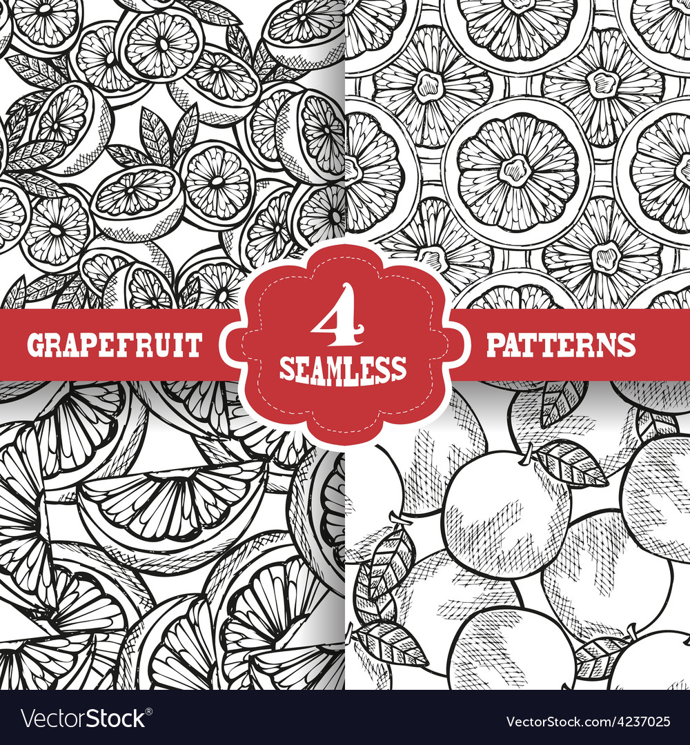 Seamless patterns set