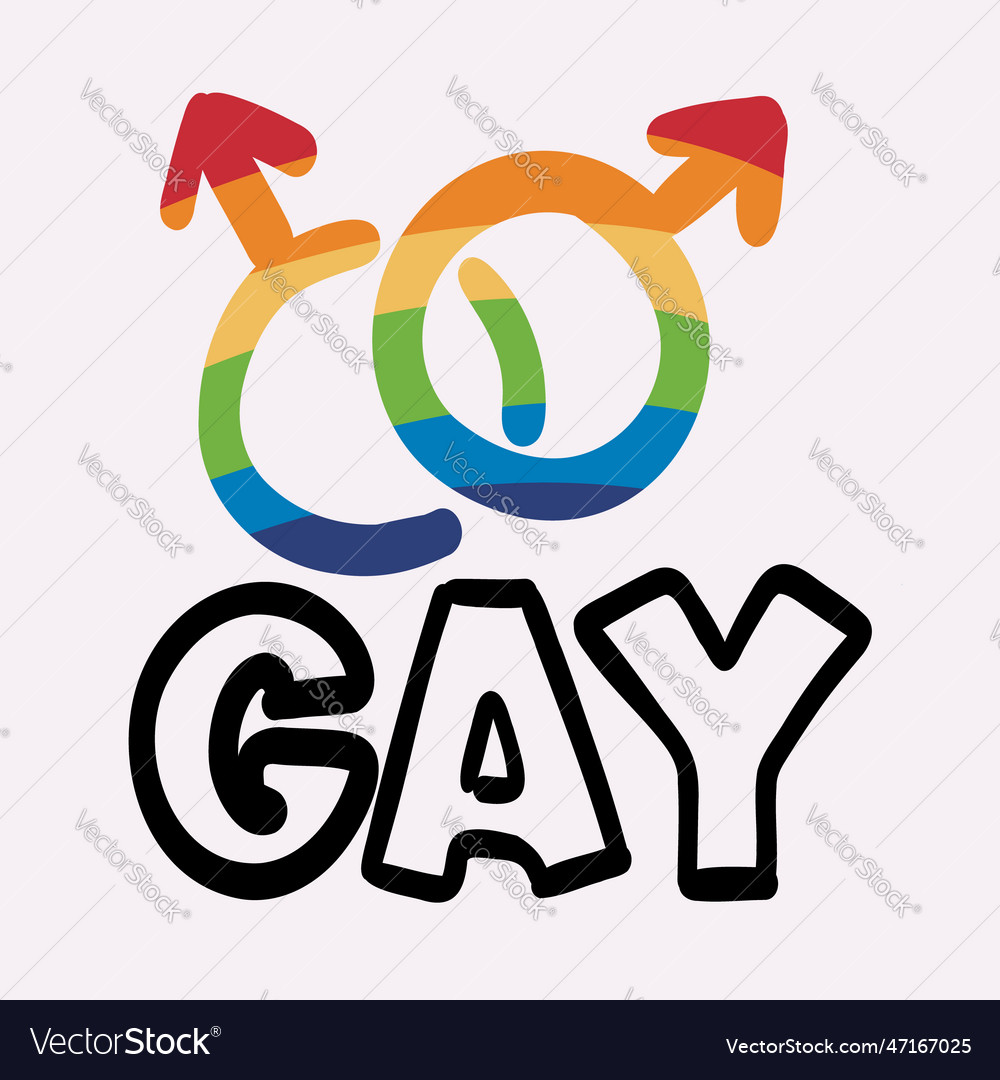 Symbol is gay pride