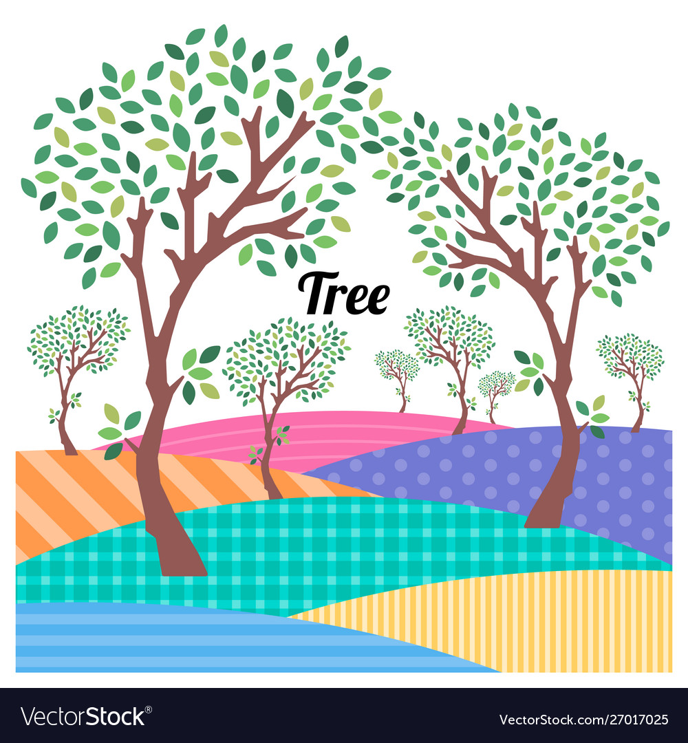 Tree and floor patterns