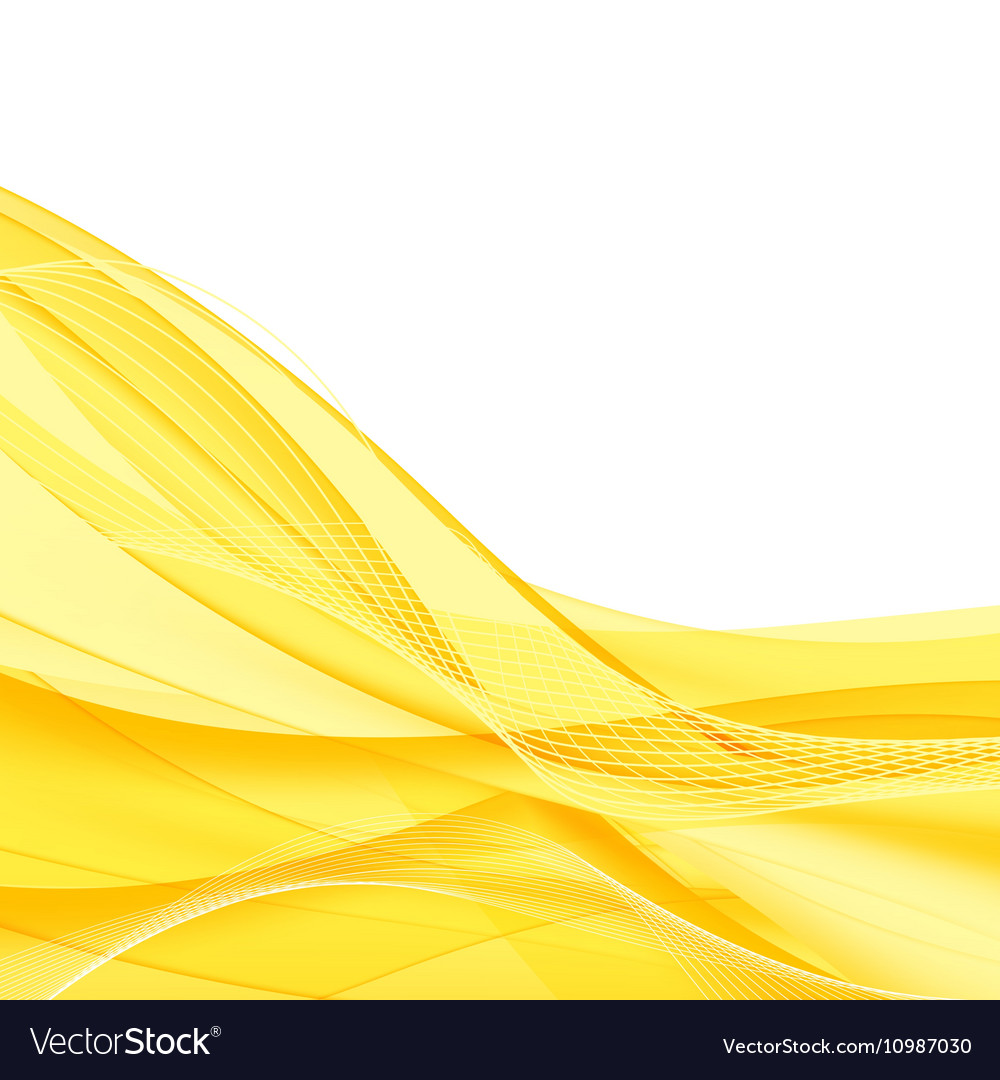 Abstract yellow waves - data stream concept