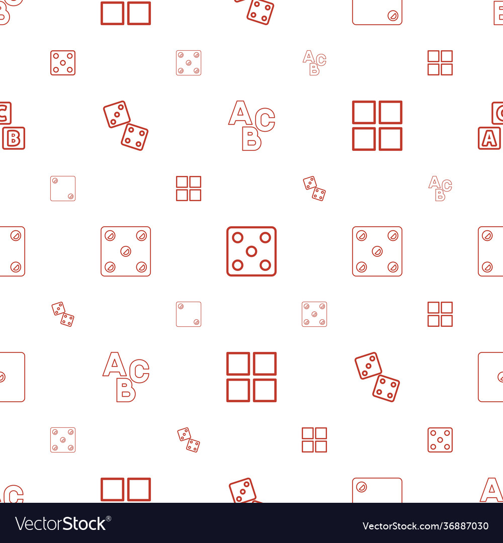 Cube icons pattern seamless white background