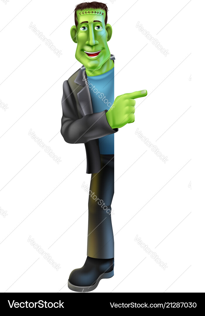 Halloween Frankenstein Monster Royalty Free Vector Image